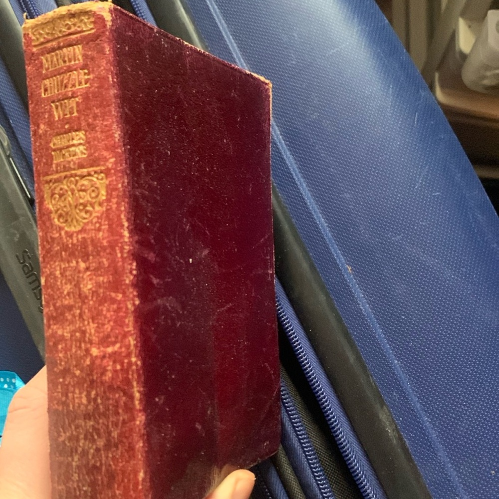 Extremely Rare Martin Chuzzlewit Charles Dickens Early 1900s leather bound book
